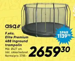 Bilka Elite Premium 488 Inground trampolin tilbud