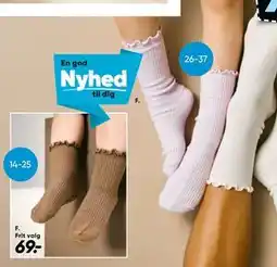 Bilka 4-pak strømper til baby eller 3-pak strømper til børn tilbud