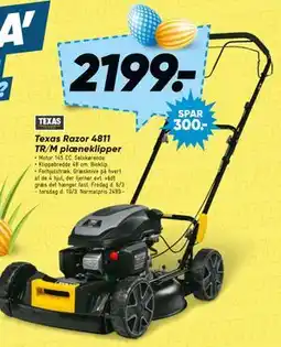Bilka Texas Razor 4811 TR/M plæneklipper tilbud