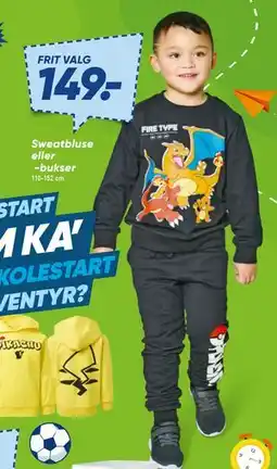 Bilka Sweatbluse eller -bukser tilbud