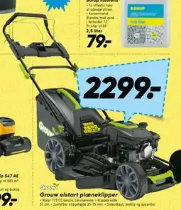 Bilka Grouw elstart plæneklipper tilbud