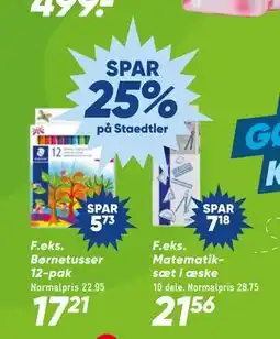 Bilka Spar 25% på Staedtler tilbud