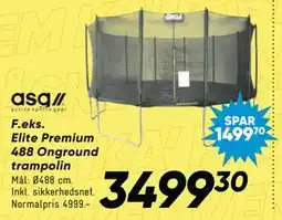 Bilka Elite Premium 488 Onground trampolin tilbud