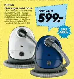 Bilka Støvsuger med pose tilbud