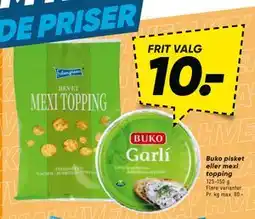 Bilka Buko pisket eller mexi topping tilbud