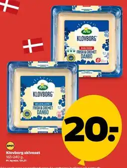 Netto Klovborg skiveost tilbud