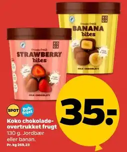 Netto Koko chokoladeovertrukket frugt tilbud