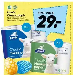 Bilka Lambi Classic papir tilbud