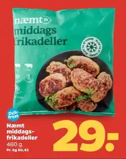 Netto Næmt middagsfrikadeller tilbud