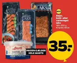 Netto Rejer, kold- eller varmrøget laks tilbud