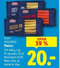 Lidl Pølser tilbud