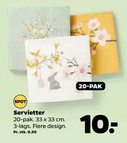 Netto Servietter tilbud