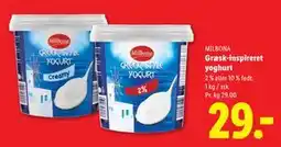Lidl Græsk-inspireret yoghurt tilbud