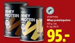Lidl Whey proteinpulver tilbud
