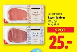 Lidl Bacon i skiver tilbud