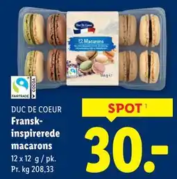 Lidl Franskinspirerede macarons tilbud