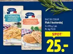 Lidl Fisk i butterdej tilbud