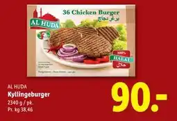 Lidl Kyllingeburger tilbud