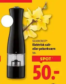 Lidl Elektrisk salt- eller peberkværn tilbud
