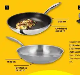Lidl Pande af rustfrit stål tilbud