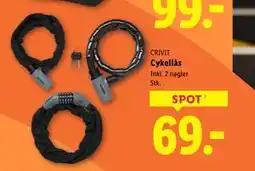 Lidl Cykellås tilbud