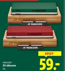 Lidl 2i1 slibesten tilbud