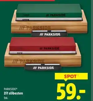 Lidl 2i1 slibesten tilbud