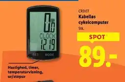 Lidl Kabelløs cykelcomputer tilbud