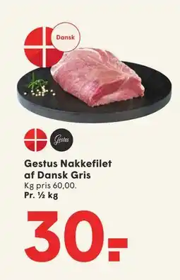 SPAR Gestus Nakkefilet af Dansk Gris tilbud