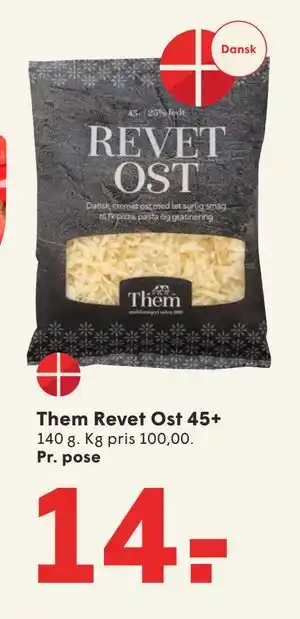 SPAR Them Revet Ost 45+ tilbud