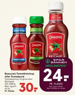 SPAR Beauvais Tomatketchup eller Tomatpuré tilbud
