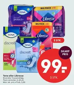 SPAR Tena eller Libresse tilbud