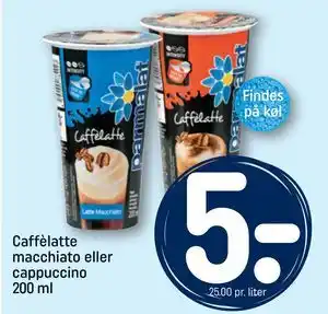 Caffèlatte macchiato eller cappuccino 200 ml