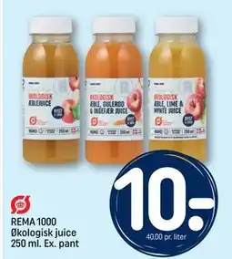 REMA 1000 REMA 1000 Økologisk juice 250 ml. Ex. pant tilbud