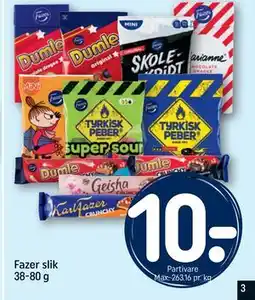 REMA 1000 Fazer slik 38-80 g tilbud