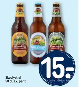 REMA 1000 Skovlyst øl 50 cl. Ex. pant tilbud