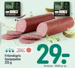 REMA 1000 Frilandsgris Spegepølse 225 g tilbud