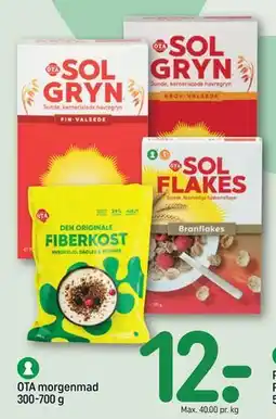 REMA 1000 OTA morgenmad 300-700 g tilbud