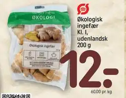 REMA 1000 Økologisk ingefær Kl. I, udenlandsk 200 g tilbud