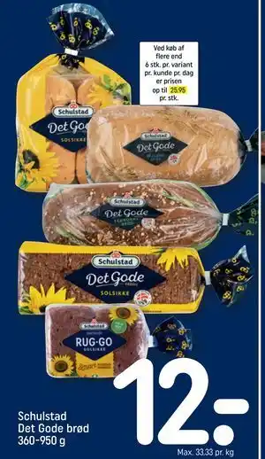 Schulstad Det Gode brød 360-950 g