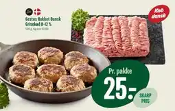 Min Købmand Gestus Hakket Dansk Grisekød 8-12 % tilbud