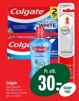 Min Købmand Colgate tilbud