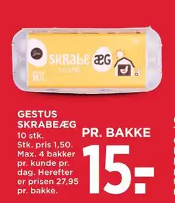 MENY GESTUS SKRABEÆG tilbud