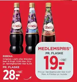 MENY RIBENA tilbud