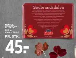 MENY NORSK MYSEOST tilbud