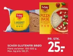 MENY SCHÄR GLUTENFRI BRØD tilbud