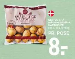 MENY GESTUS SMÅ HURTIGE DANSKE KARTOFLER tilbud