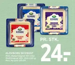 MENY KLOVBORG SKIVEOST tilbud