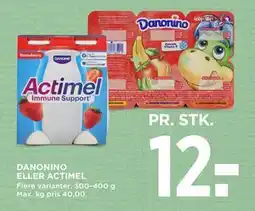 MENY DANONINO ELLER ACTIMEL tilbud
