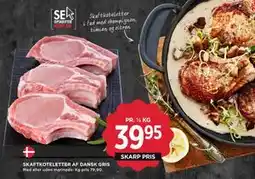 MENY SKAFTKOTELETTER AF DANSK GRIS tilbud